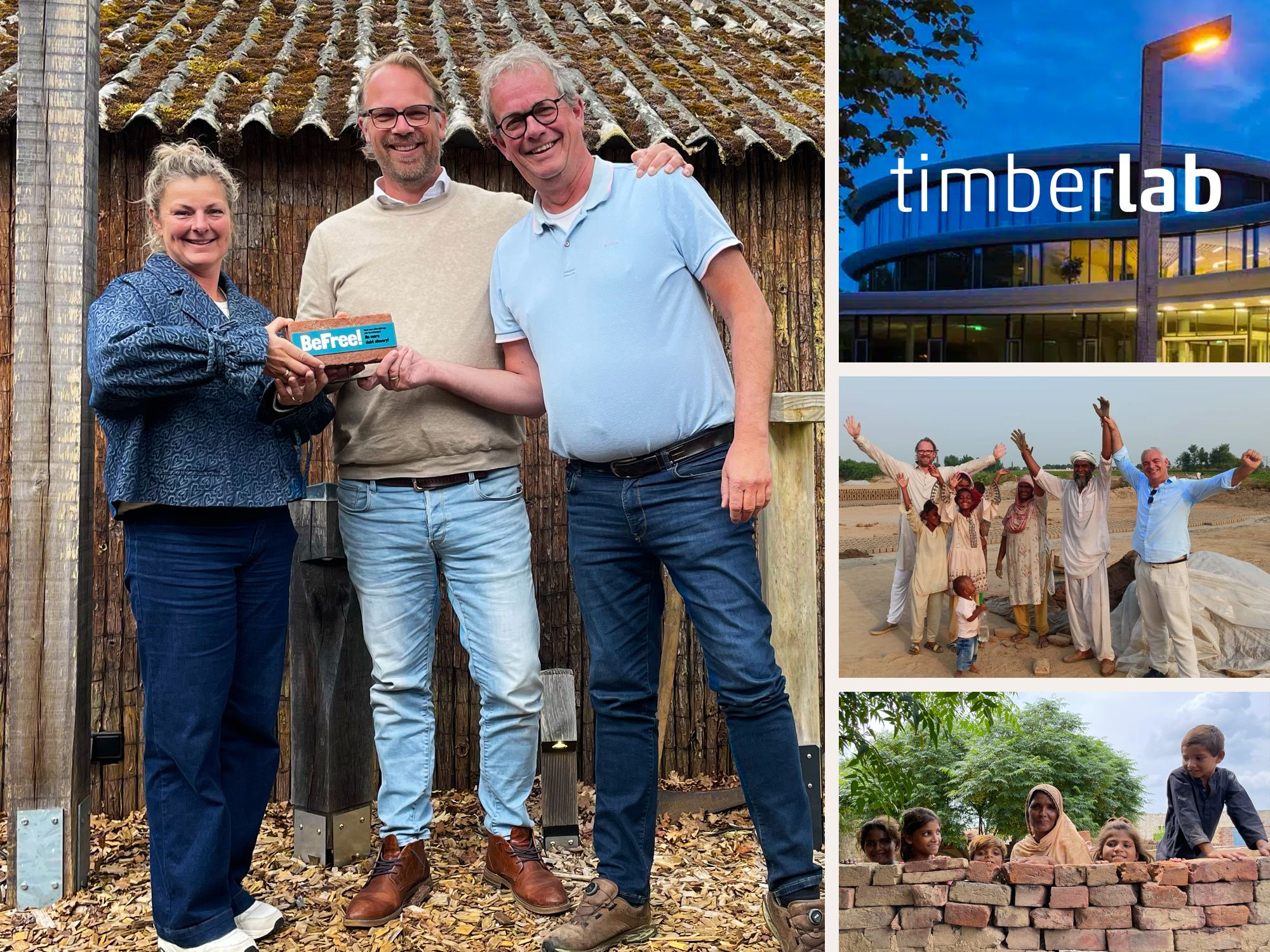 Steenoverhandiging Timberlab